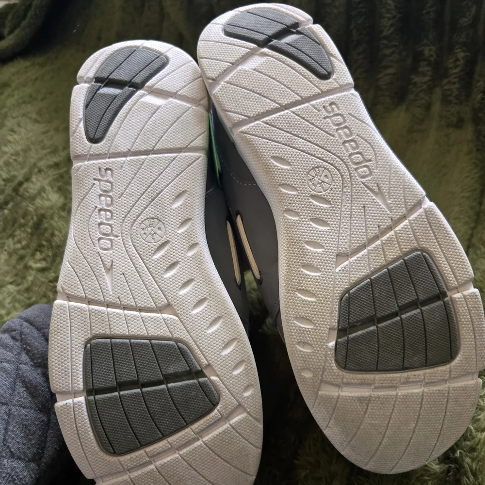 Speedo Gray Perforated Athletic Shoes - Picture 5 of 5